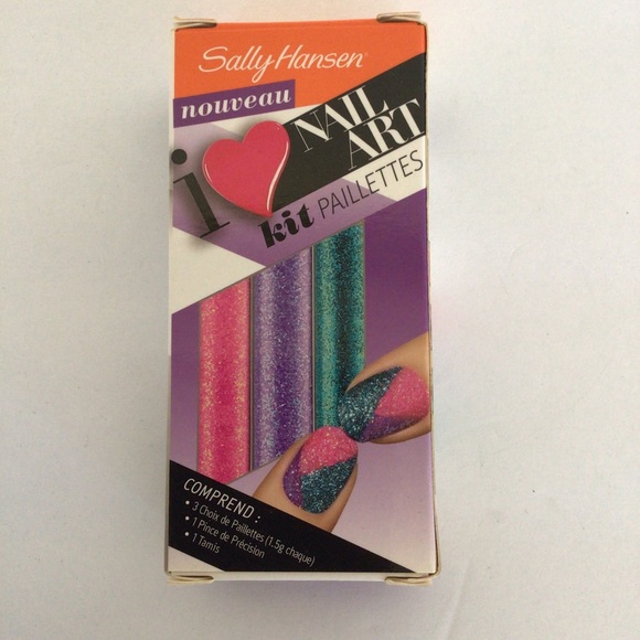 SALLY HANSEN NAIL ART GLITTER KIT NWT - Picture 1 of 6